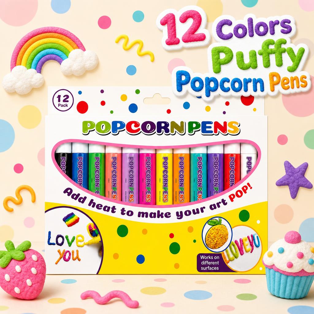Stationery Supplier - 12 Renkli 3D Sihirli Isıya Duyarlı
