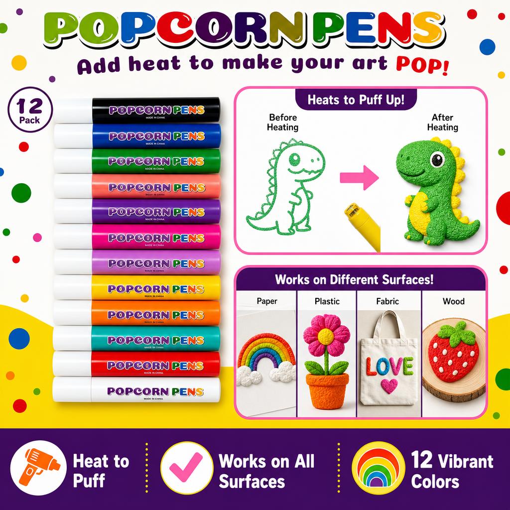 12 Renkli 3D Sihirli Isıya Duy - Stationery Supplier incelemesi ve fiyatı